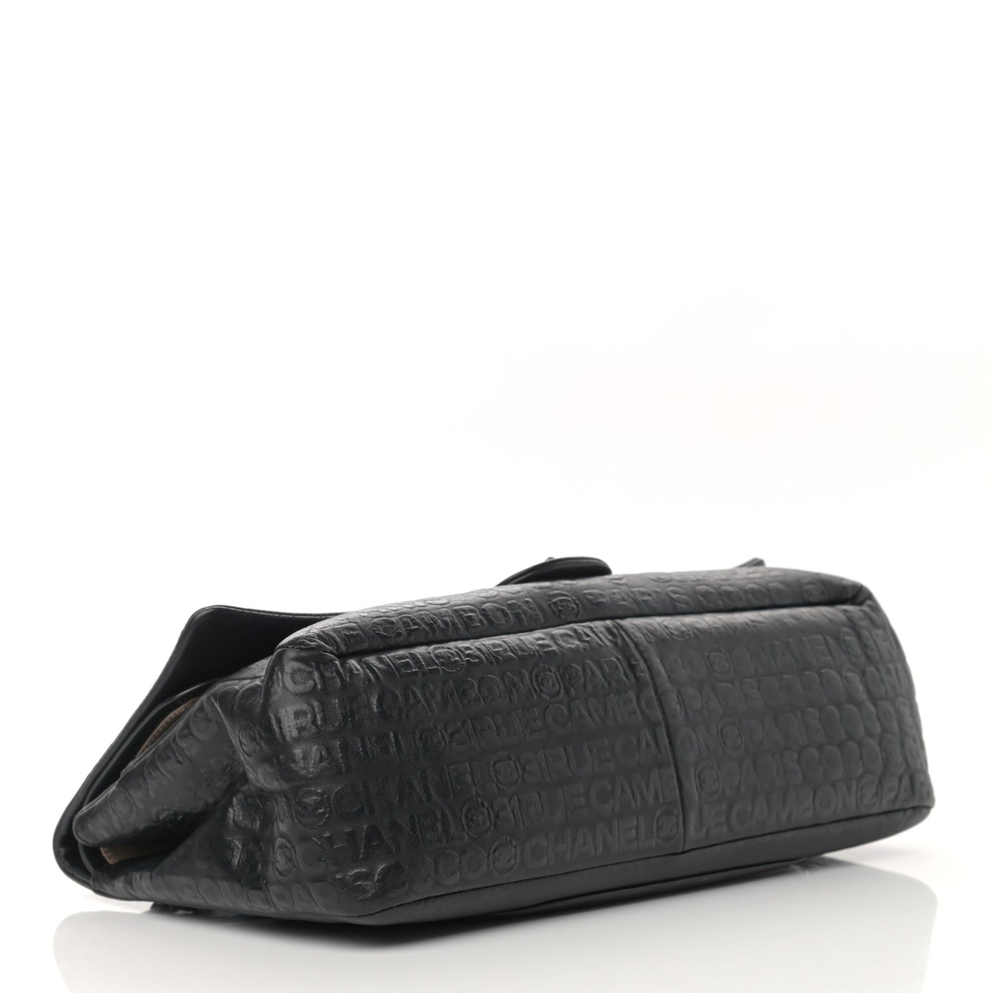 Calfskin Unlimited Jumbo Double Flap Black