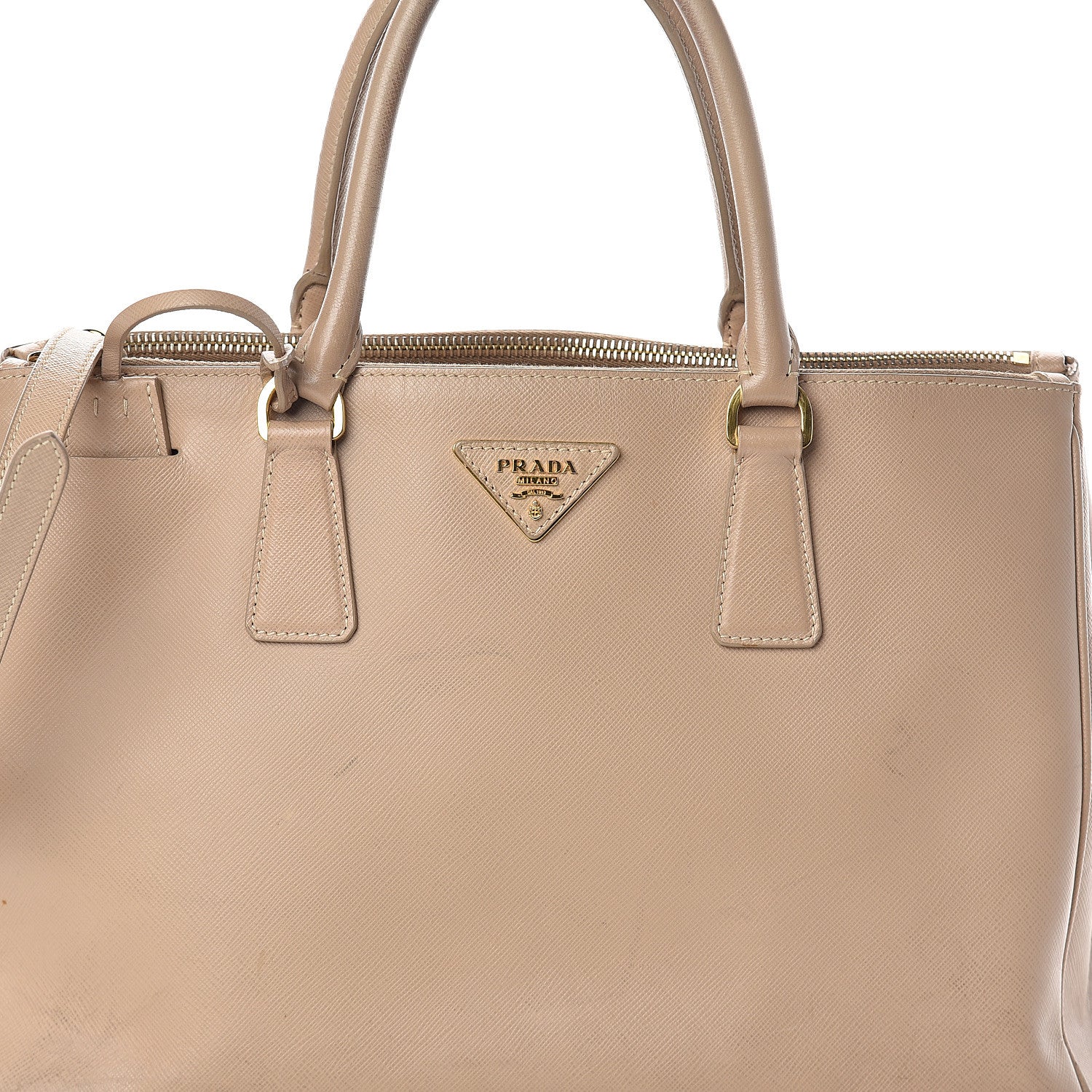 Prada Saffiano Medium Galleria Double Zip Tote Cammeo 6 of 9