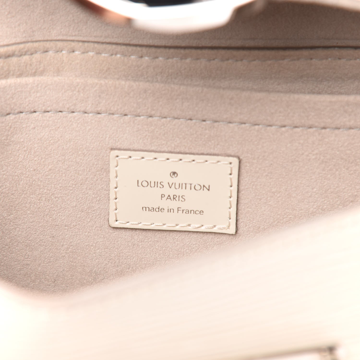 Louis Vuitton Epi Montaigne Clutch Ivory 6 of 10