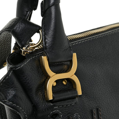 Chloe Calfskin Medium Marcie Satchel Black 14 of 14