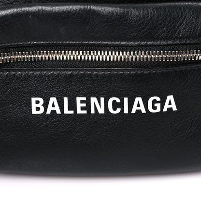 Balenciaga Calfskin Logo Everyday Beltpack Black 10 of 14
