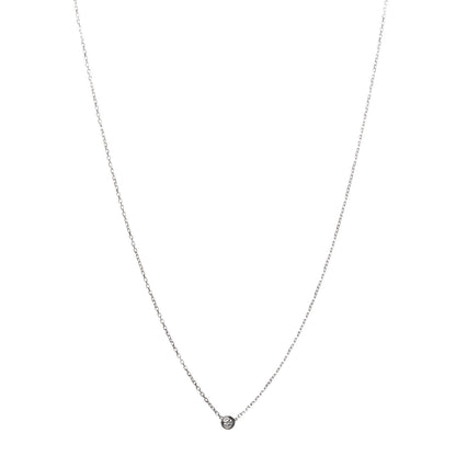 Cartier 18K White Gold Diamond XS D'Amour Pendant Necklace 1 of 8