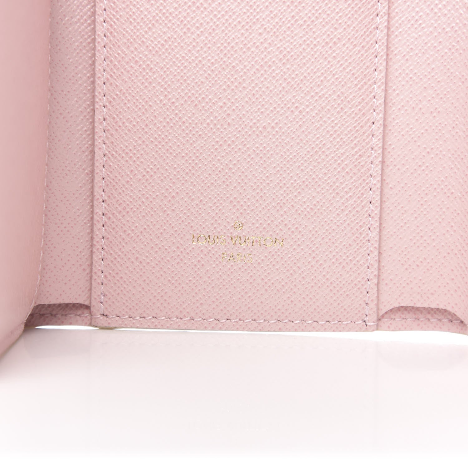Louis Vuitton Damier Azur Victorine Wallet Rose Ballerine 6 of 7