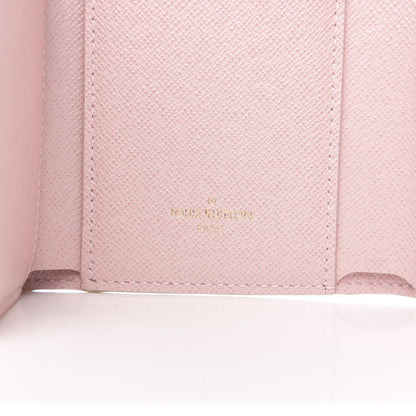 Louis Vuitton Damier Azur Victorine Wallet Rose Ballerine 6 of 7