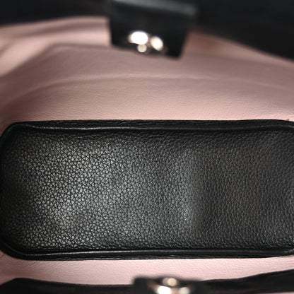 Christian Dior Grained Calfskin Small Open Bar Tote Black 5 of 11