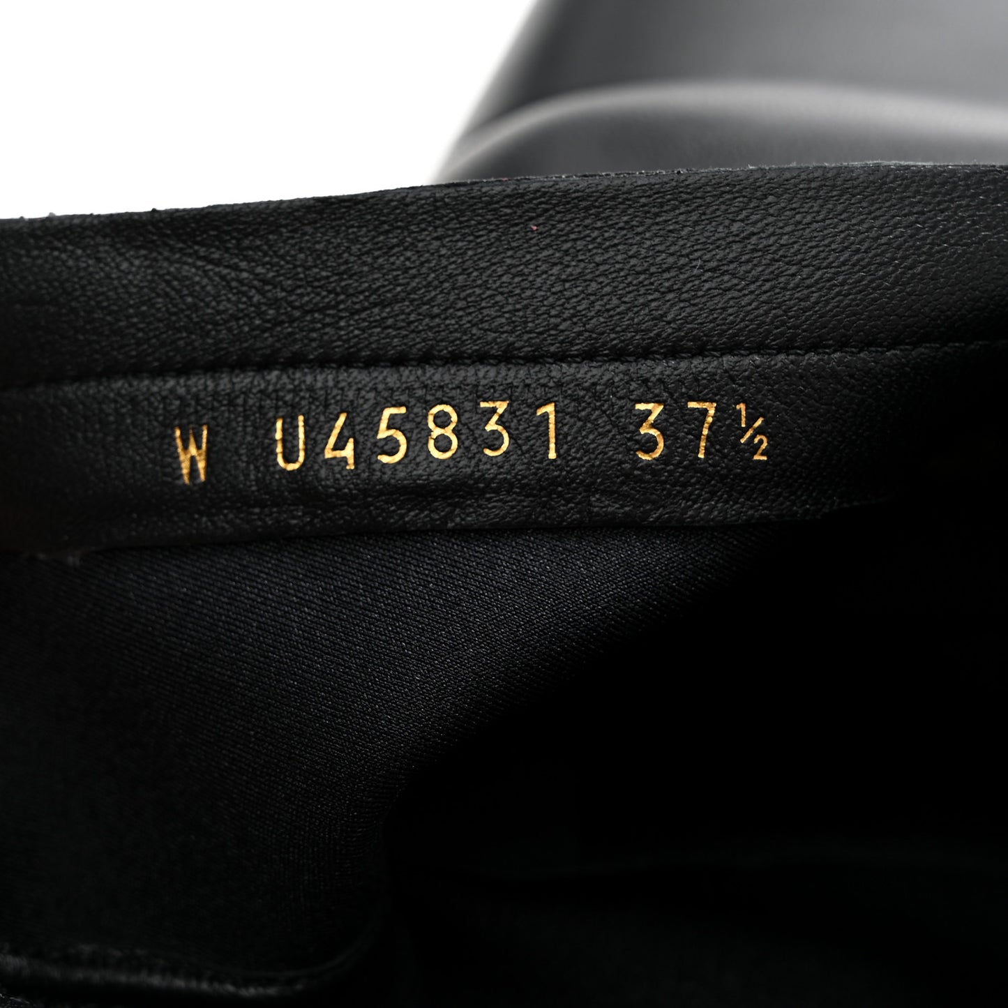 Lambskin Ankle Boots 37.5 Black