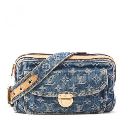 Louis Vuitton Monogram Denim Bum Bag Blue 1 of 9
