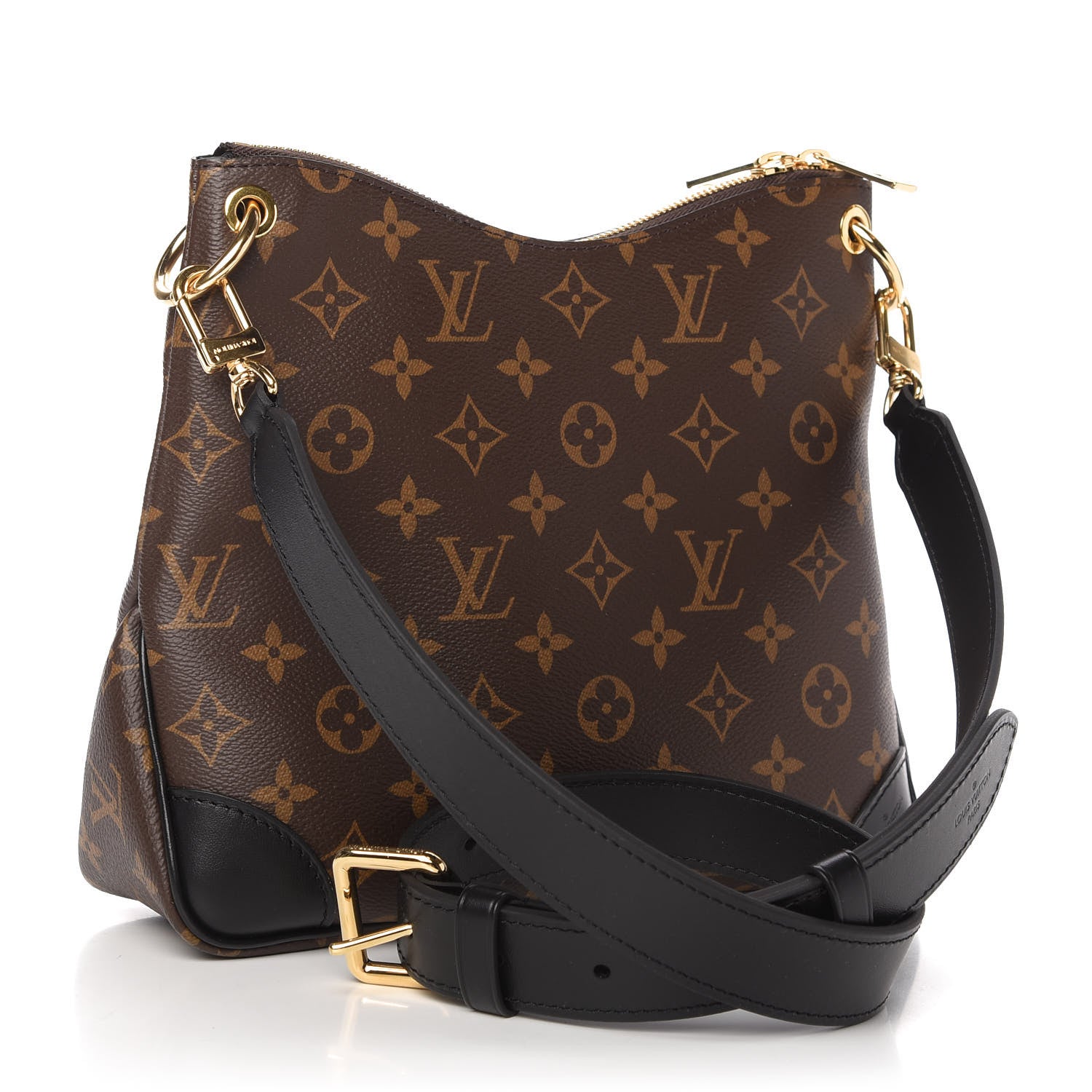 Louis Vuitton Monogram Odeon PM Black 3 of 9