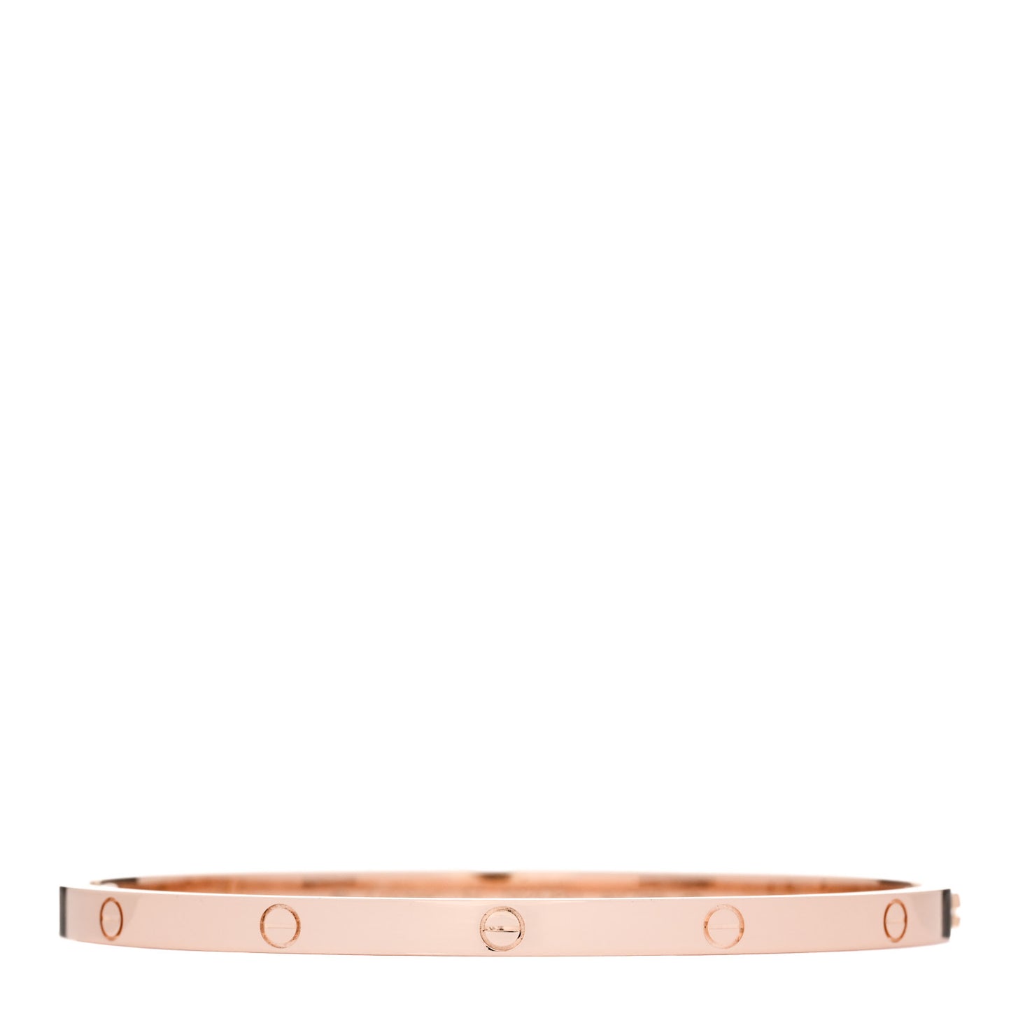 18K Pink Gold Small LOVE Bracelet 17