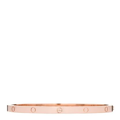 Cartier 18K Pink Gold Small LOVE Bracelet 17 1 of 7