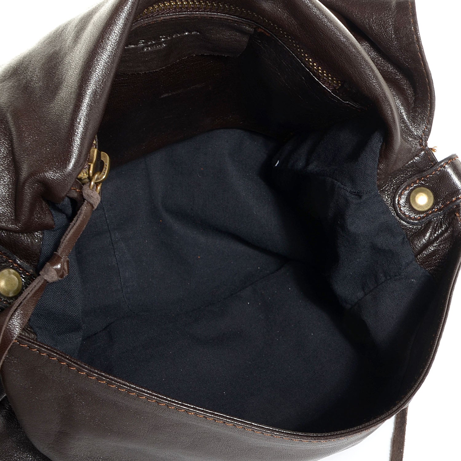 Balenciaga Chevre Flap Shoulder Bag Chocolate 5 of 10