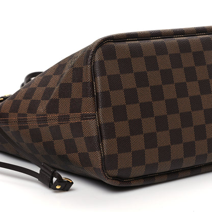 Louis Vuitton Damier Ebene Neo Neverfull MM Rose Ballerine 9 of 10