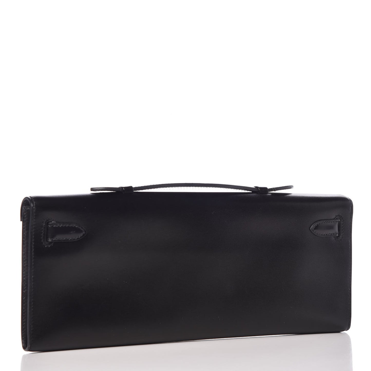 Box Kelly Cut Clutch Black