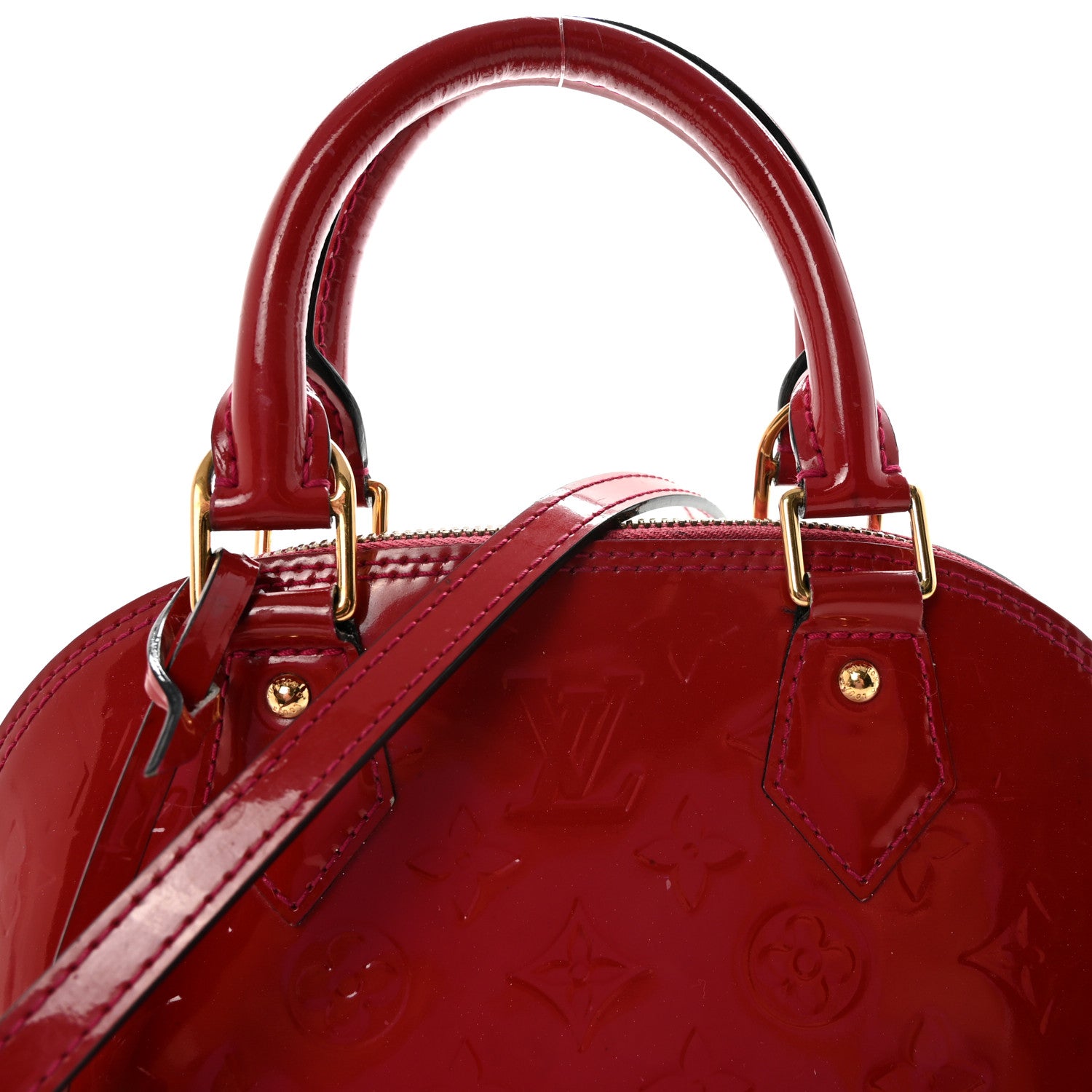 Louis Vuitton Vernis Alma BB Rose Indien 7 of 9