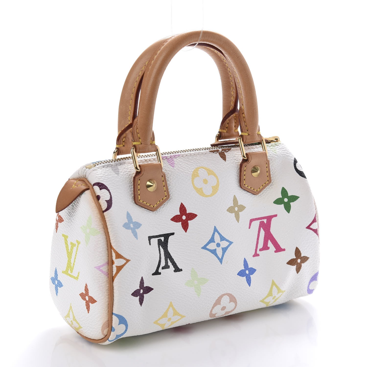 Louis Vuitton Monogram Multicolor Mini Sac HL Speedy White 5 of 20