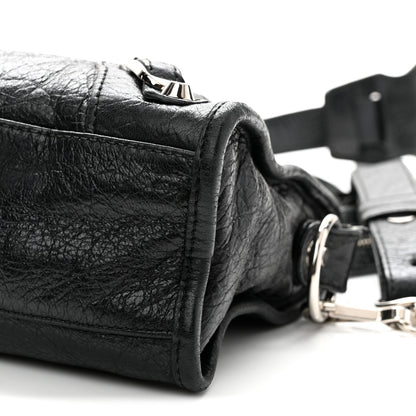 Balenciaga Agneau Classic Silver Hardware Mini City Black 11 of 12
