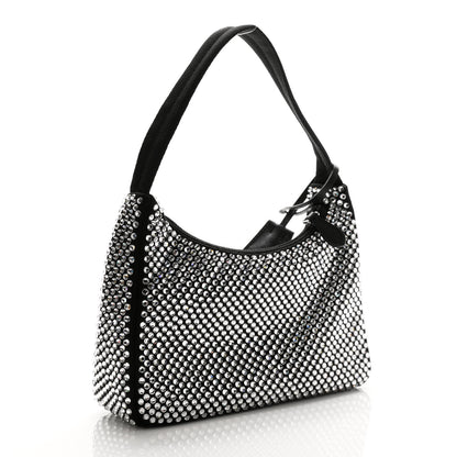 Prada Satin Crystal Mini Re-Edition 2000 Bag Cristal 3 of 9