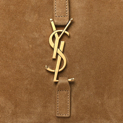 Saint Laurent Suede Calfskin Le 5 A 7 Hobo Beige 11 of 13