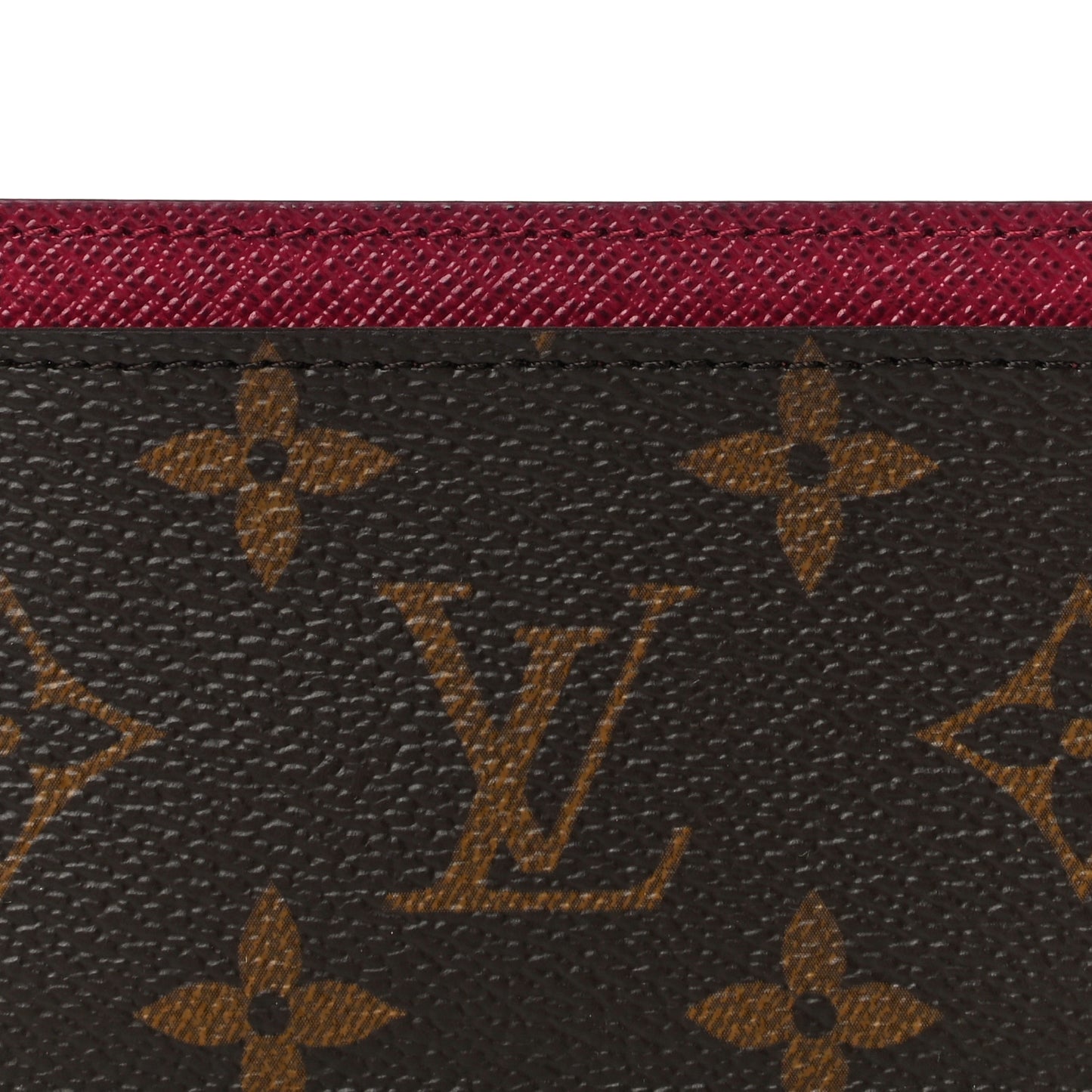 Monogram Card Holder Fuchsia