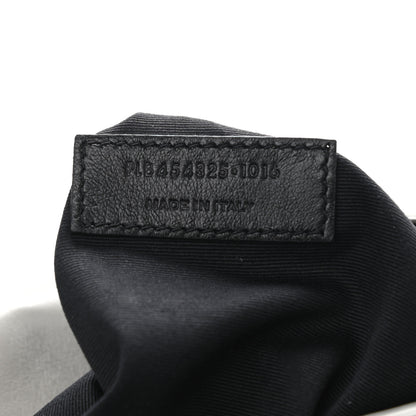 Saint Laurent Calfskin Y Quilted Monogram Loulou Shoulder Bag Pearl Grey 7 of 18