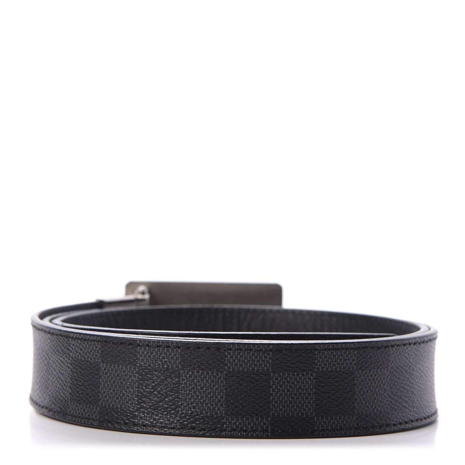 Louis Vuitton Damier Graphite 35mm LV Inventeur Reversible Belt 110 44 2 of 4