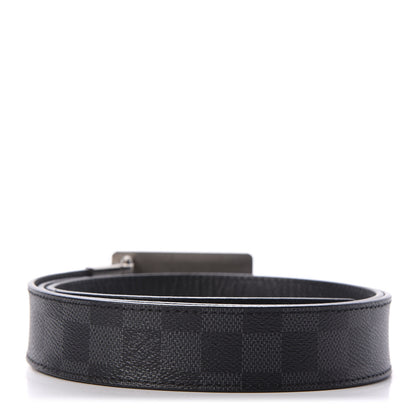 Louis Vuitton Damier Graphite 35mm LV Inventeur Reversible Belt 110 44 2 of 4