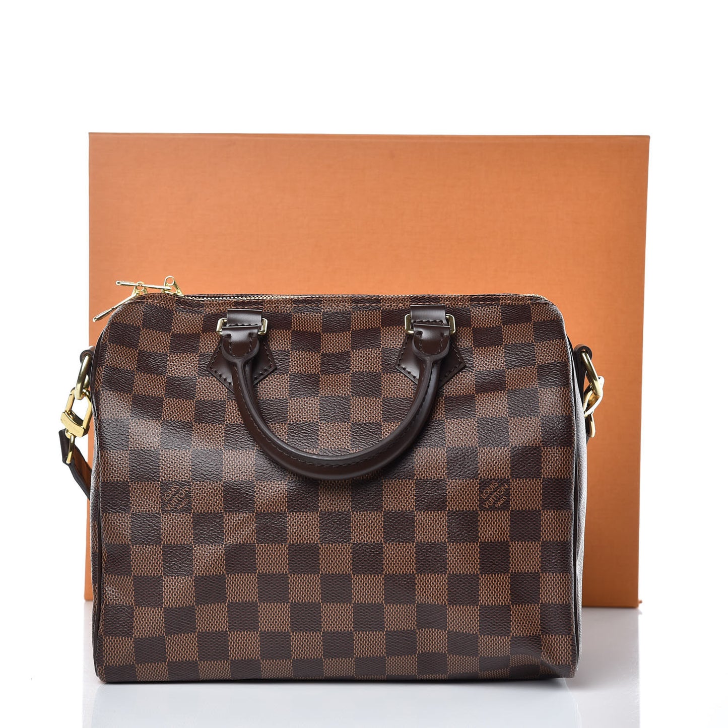 Damier Ebene Speedy Bandouliere 25
