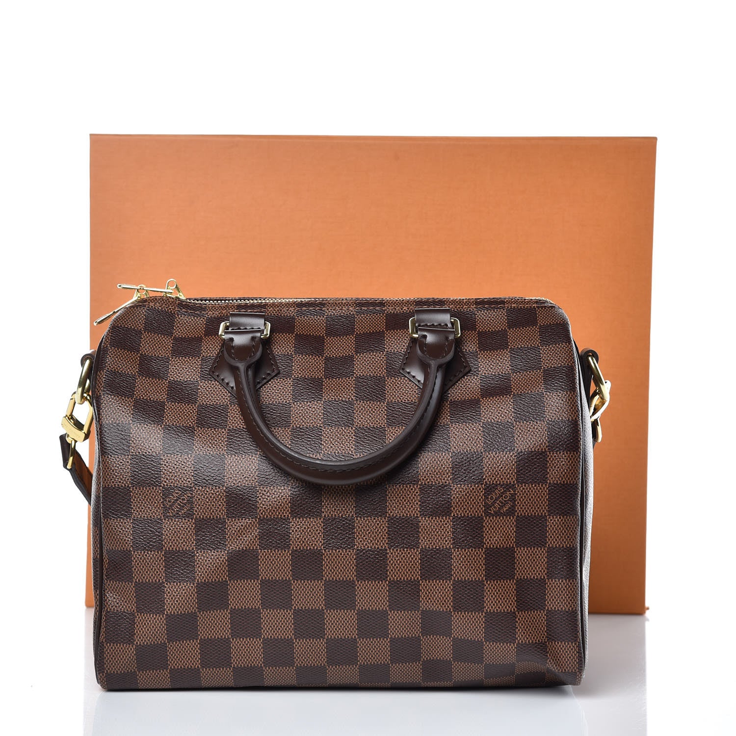 Louis Vuitton Damier Ebene Speedy Bandouliere 25 12 of 12