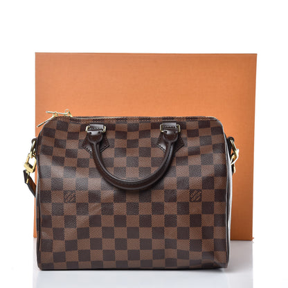 Louis Vuitton Damier Ebene Speedy Bandouliere 25 12 of 12
