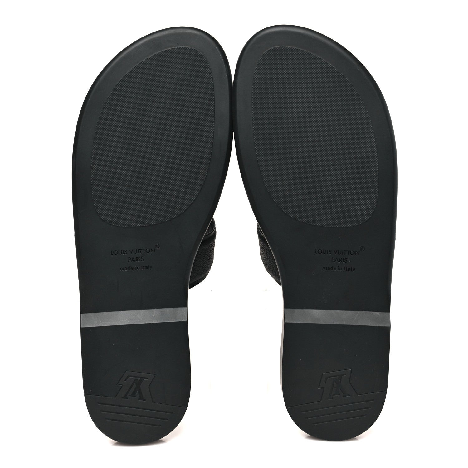 Louis Vuitton Taiga Mens LV Oasis Mules 11 Black 6 of 9