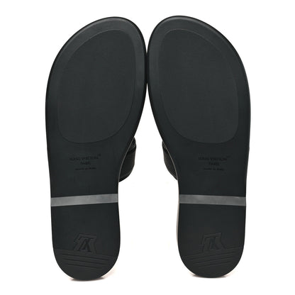 Louis Vuitton Taiga Mens LV Oasis Mules 11 Black 6 of 9