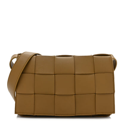 Bottega Veneta Lambskin Maxi Intrecciato Cassette Crossbody Bag Acorn 1 of 8