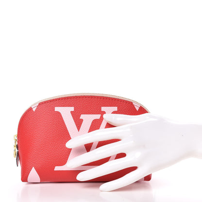 Louis Vuitton Monogram Giant Cosmetic Pouch Rouge 2 of 9