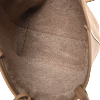 The Row Matte Grained Calfskin Small Park Tote Taupe 5 of 9