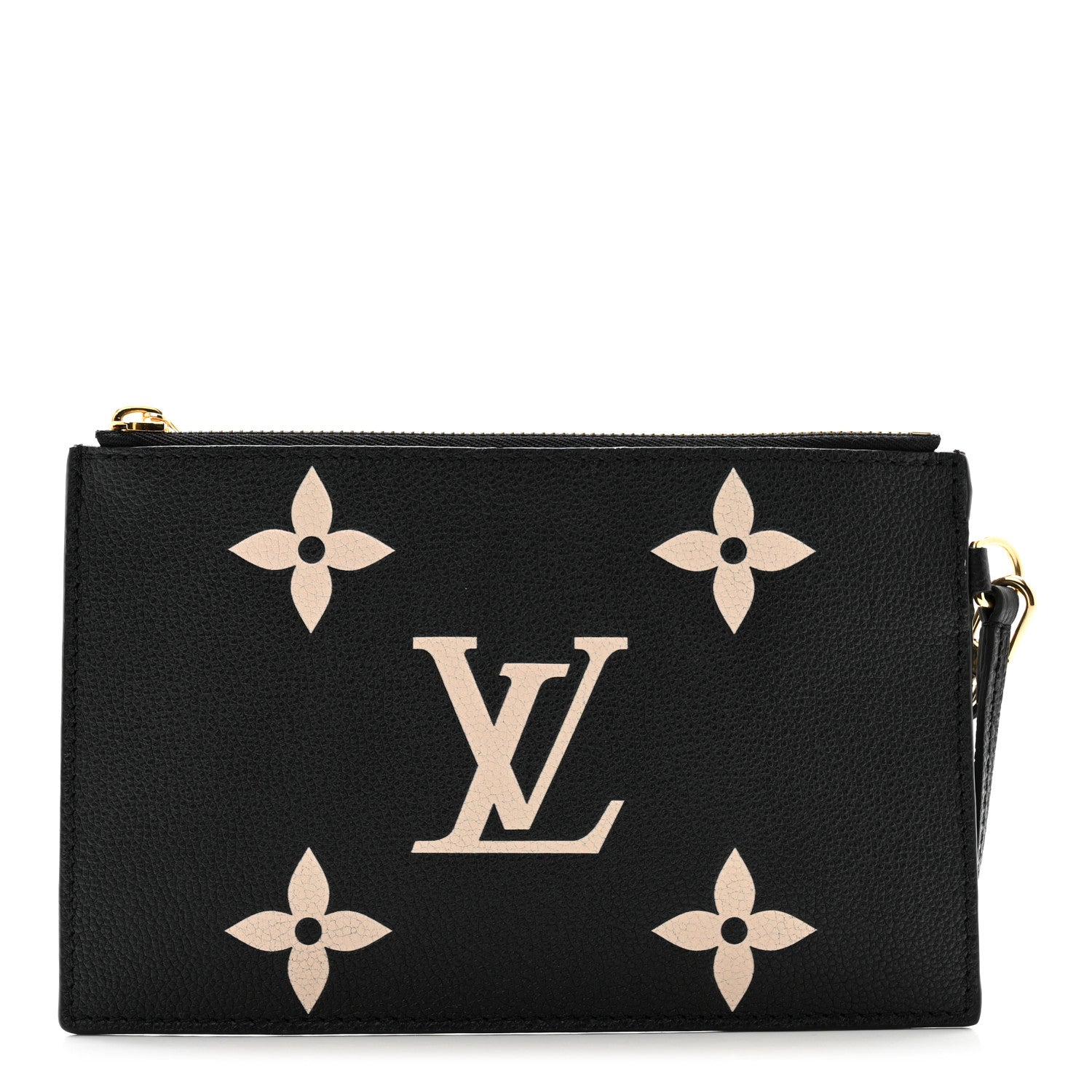 Louis Vuitton Empreinte Monogram Giant Neonoe MM Pochette Black Beige 1 of 7
