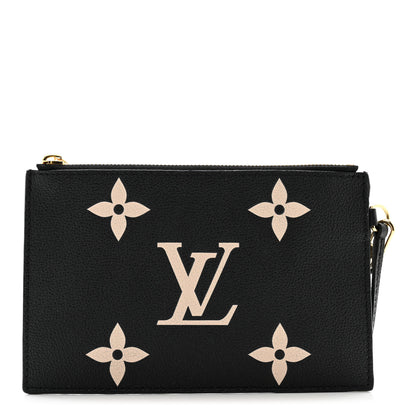 Louis Vuitton Empreinte Monogram Giant Neonoe MM Pochette Black Beige 1 of 7