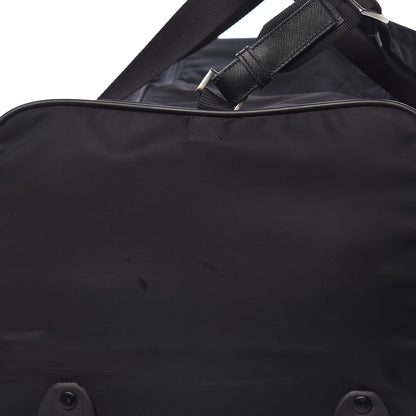 Prada Tessuto Nylon Saffiano Rolling Duffle Black 10 of 18