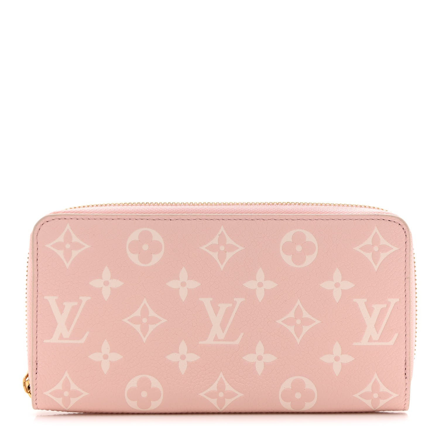Louis Vuitton LOUIS VUITTON Empreinte Monogram Spring in the City Zippy Wallet Pink Beige Yellow 1 of 8