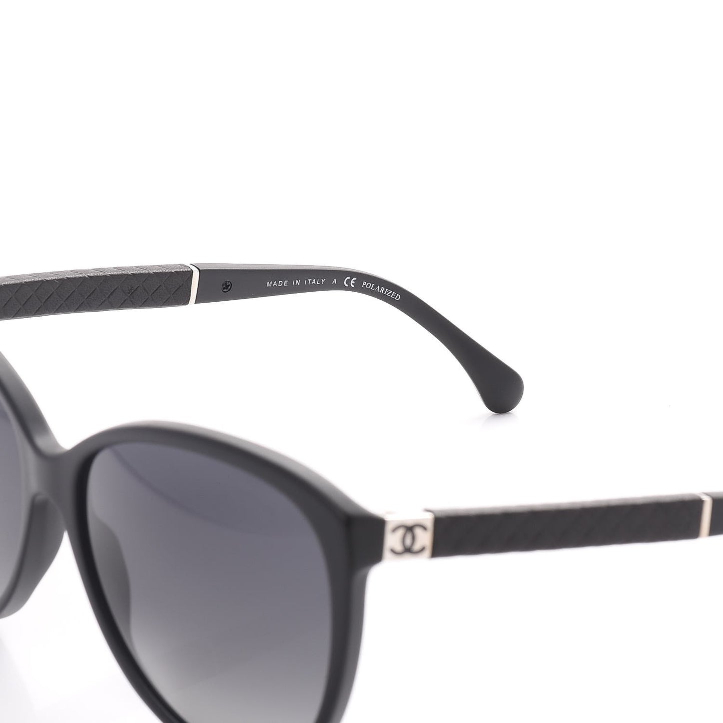 Quilted CC Sunglasses 5225-Q Black