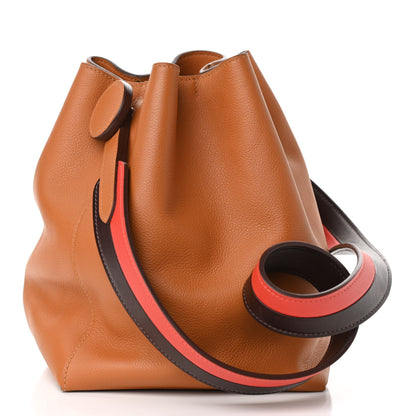 Hermes Evercolor Swift Sac Licol 17 Toffee Havane Capucine 3 of 9