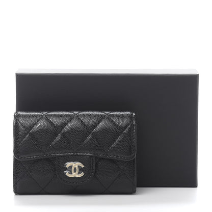 Chanel Caviar Quilted Classic 4 Key Holder Wallet Black 11 of 11