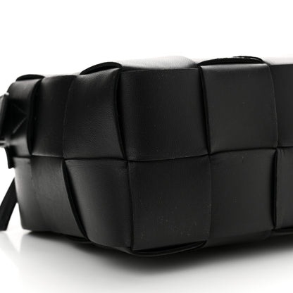 Bottega Veneta Lambskin Maxi Intrecciato Brick Cassette Bag Black 9 of 15