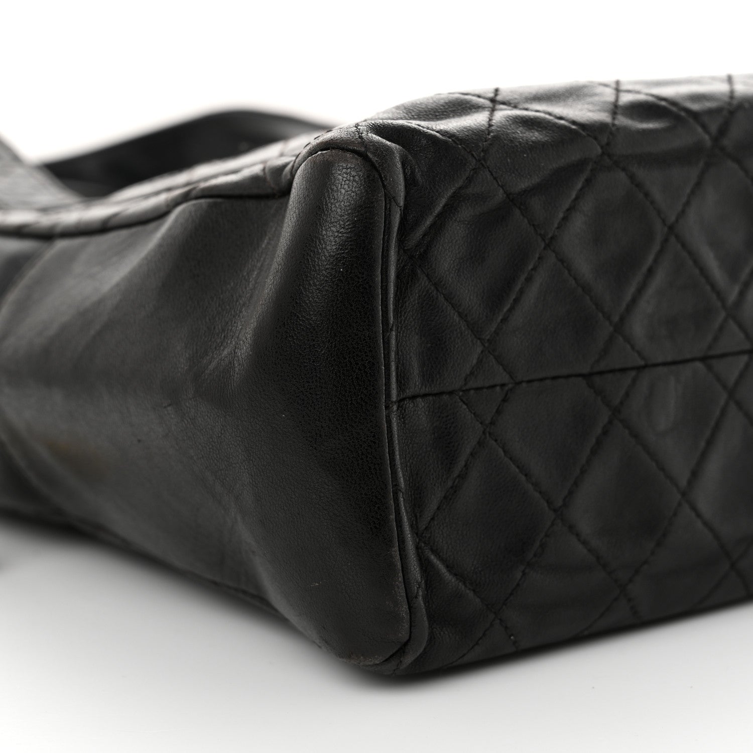 Chanel Lambskin Quilted CC Pocket Tote Black 10 of 11