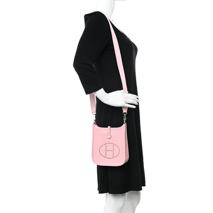 Hermes Taurillon Clemence Evelyne TPM Rose Sakura 2 of 12