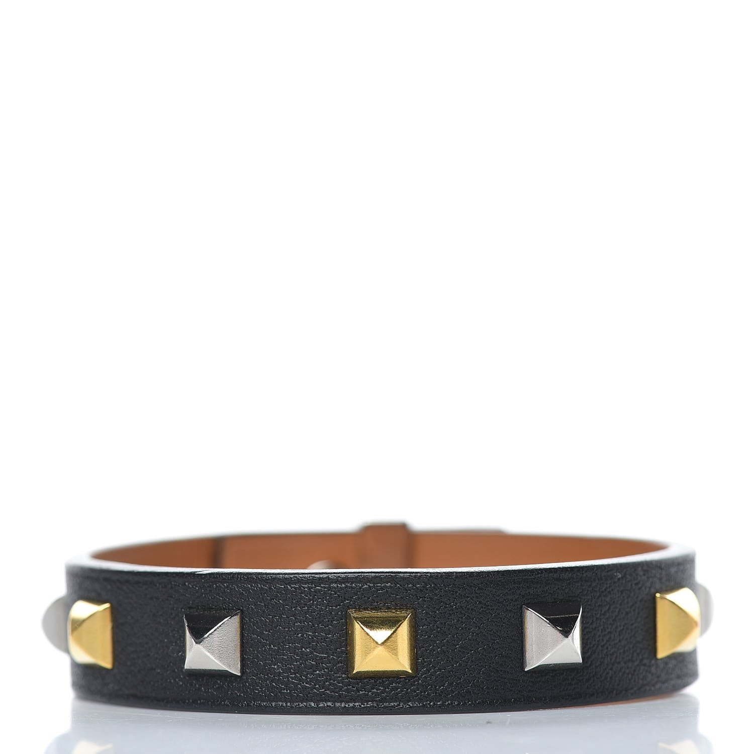 Hermes Swift Mini Dog Clous Carres Bracelet T2 Black 3 of 6