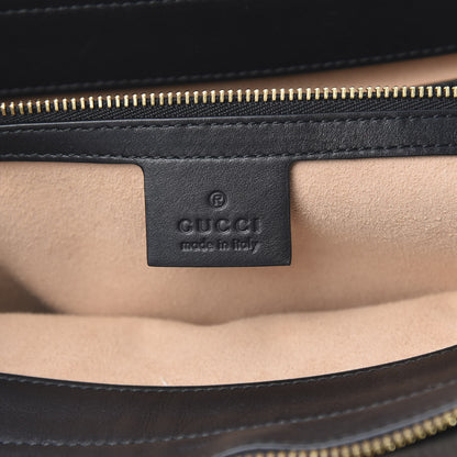 Gucci Guccissima Signature Large Shoulder Tote Bag Black 6 of 17
