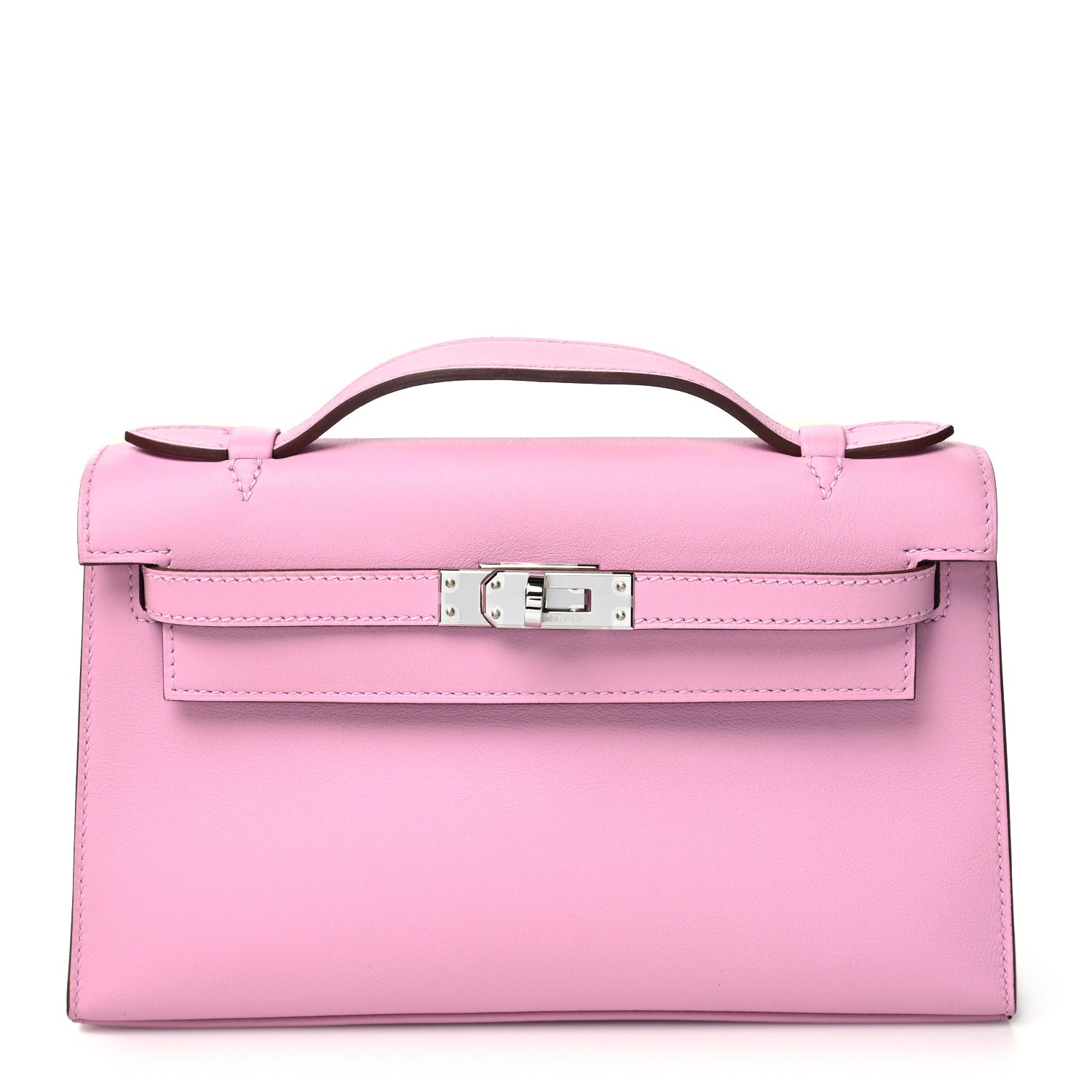 Hermes Swift Kelly Pochette Clutch Mauve Sylvestre 1 of 12