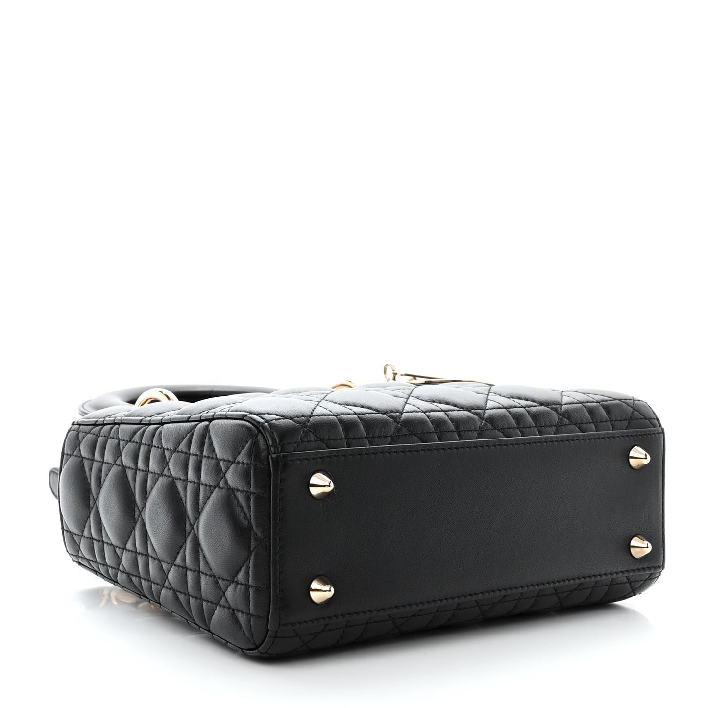 Lambskin Cannage Small My ABCDior Lady Dior Black