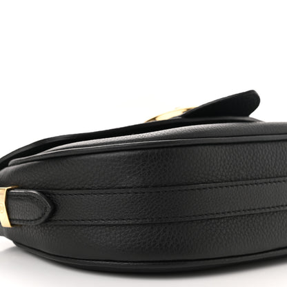 Louis Vuitton Grained Calfskin LV Pont 9 Soft MM Black 8 of 10
