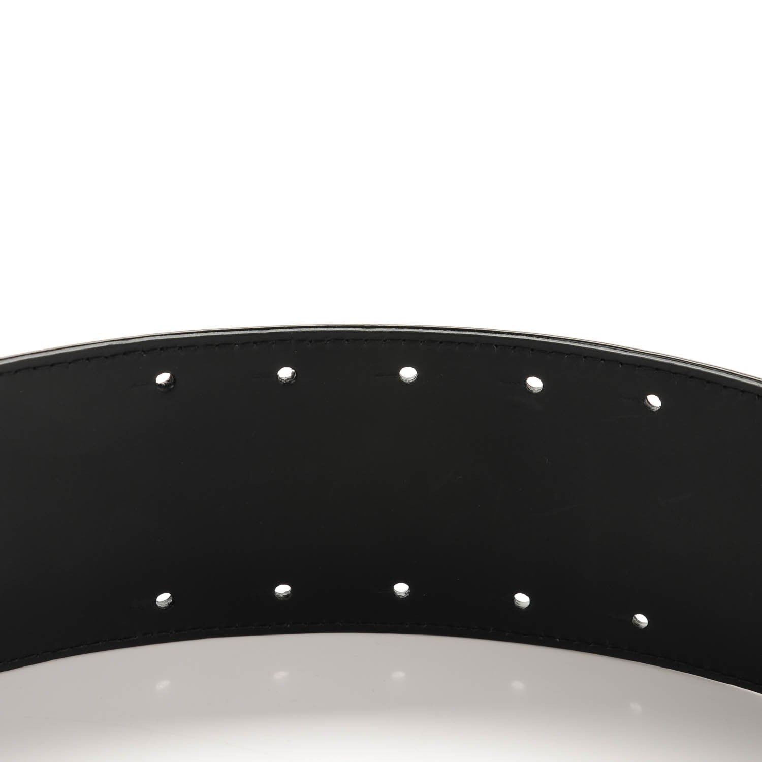 Chanel Patent CC Wide Belt 80 32 Black 4 of 5